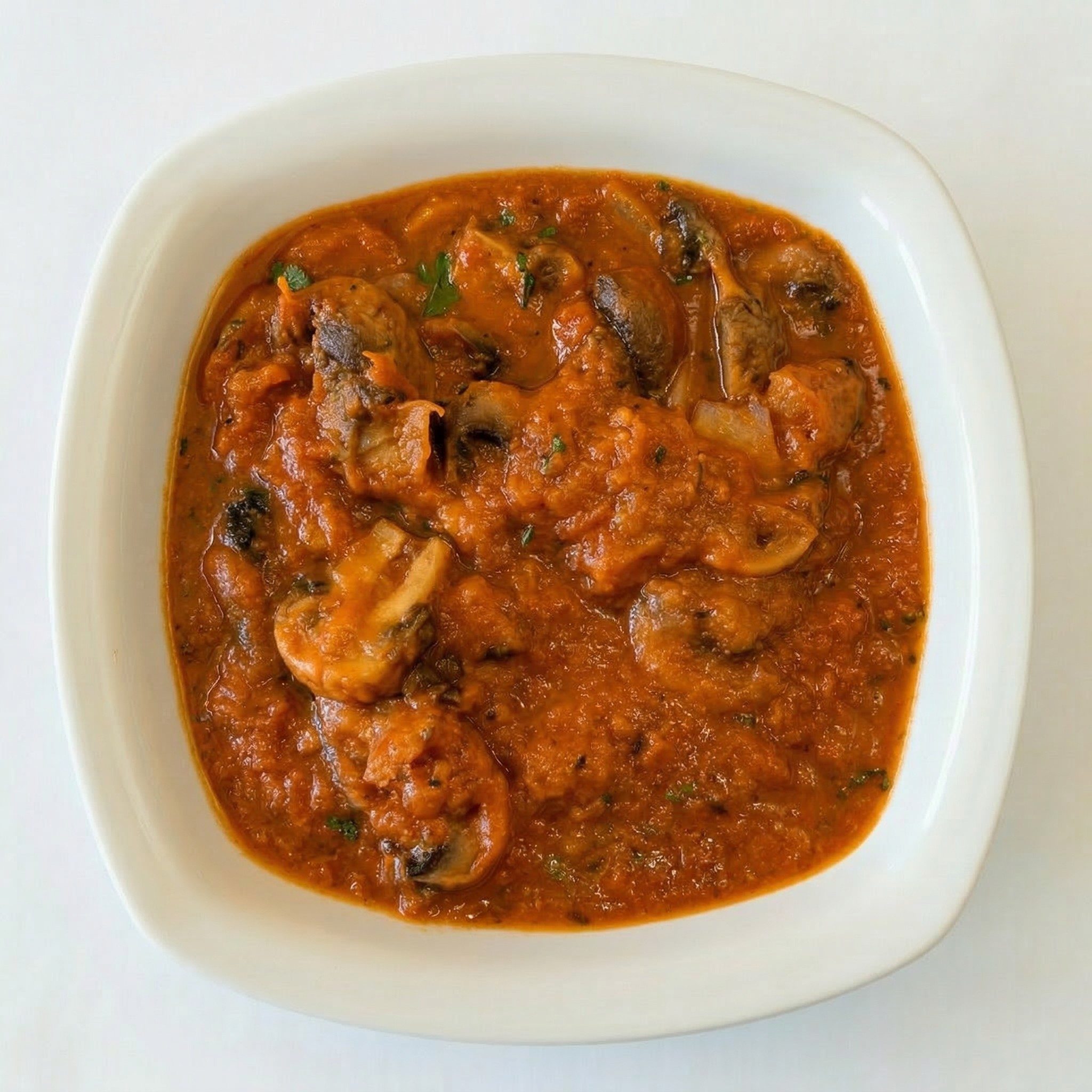 Combo Syamola Tarkari - Cremini Mushroom Curry.