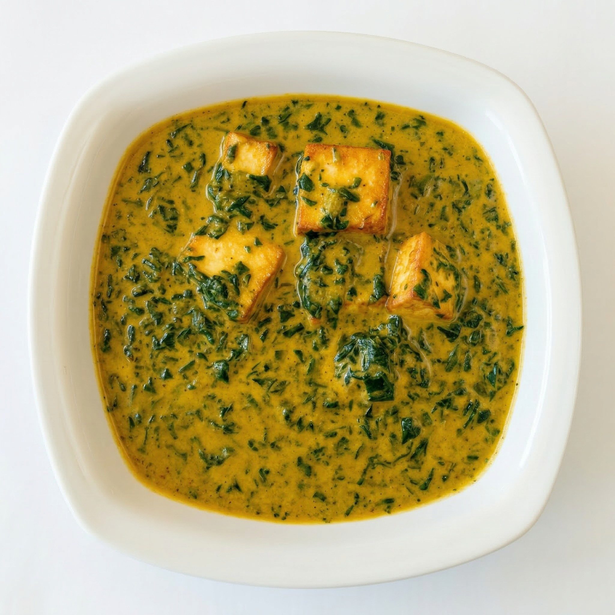 A la Carte Kukhura Ra Saagko Tarkari - Spinach & Chicken Cream Curry.