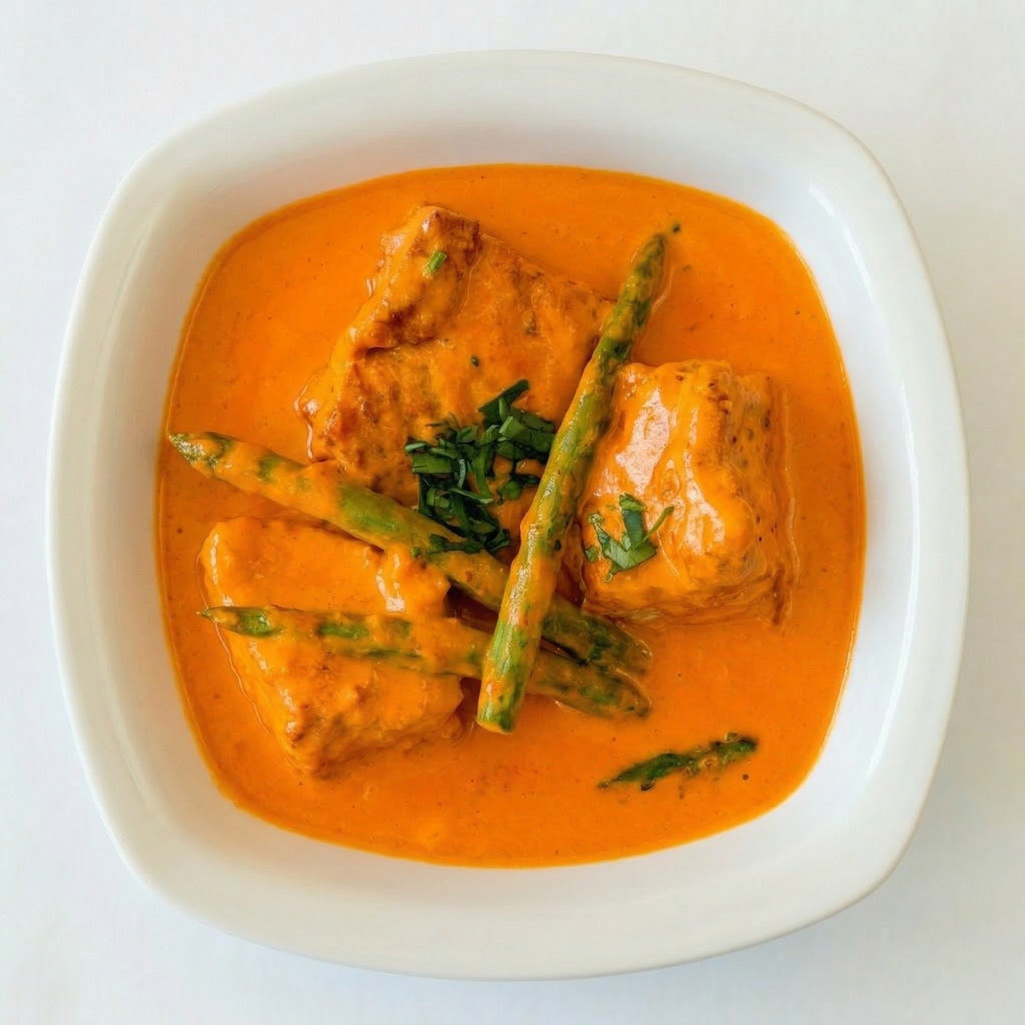 Combo Tofu Tarkari - Tofu & Green Bean Light Creamy Curry.