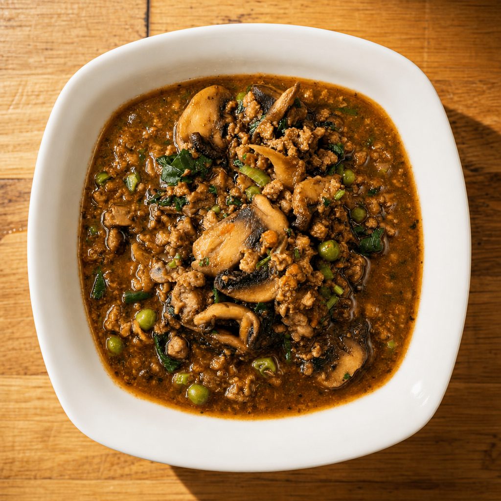 A la Carte - Keema Tarkari - Minced Lamb Curry.