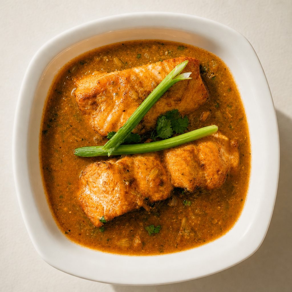 Combo Machhako Takari - Atlantic Salmon Fillet Curry.