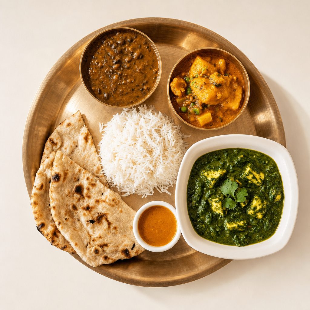 A la Carte Palak Paneer - Baby Spinach & Cheese Light Creamy Curry.