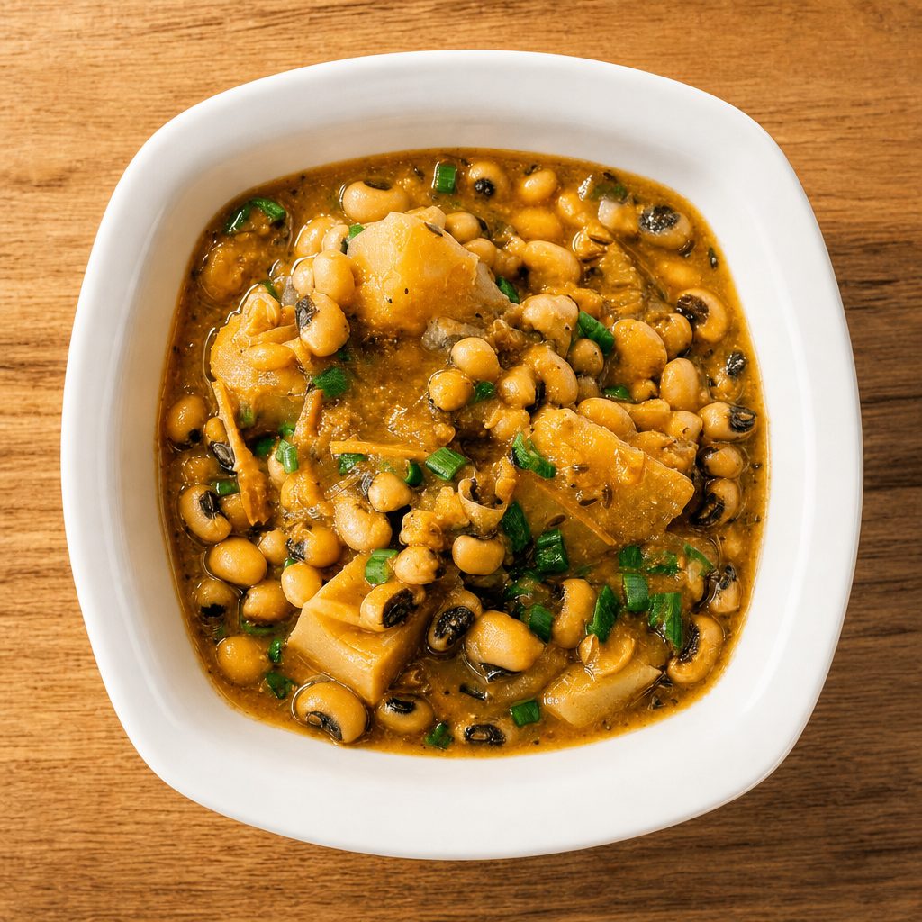 Combo Aloo Tama Bodi - Potato Black-Eyed Peas & Bamboo Shoot Curry.