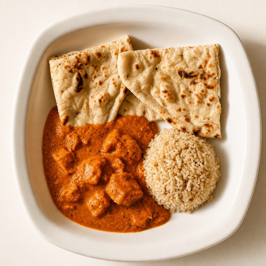 Combo Kukhurako Ledo - Chicken Cashew Cream Curry.