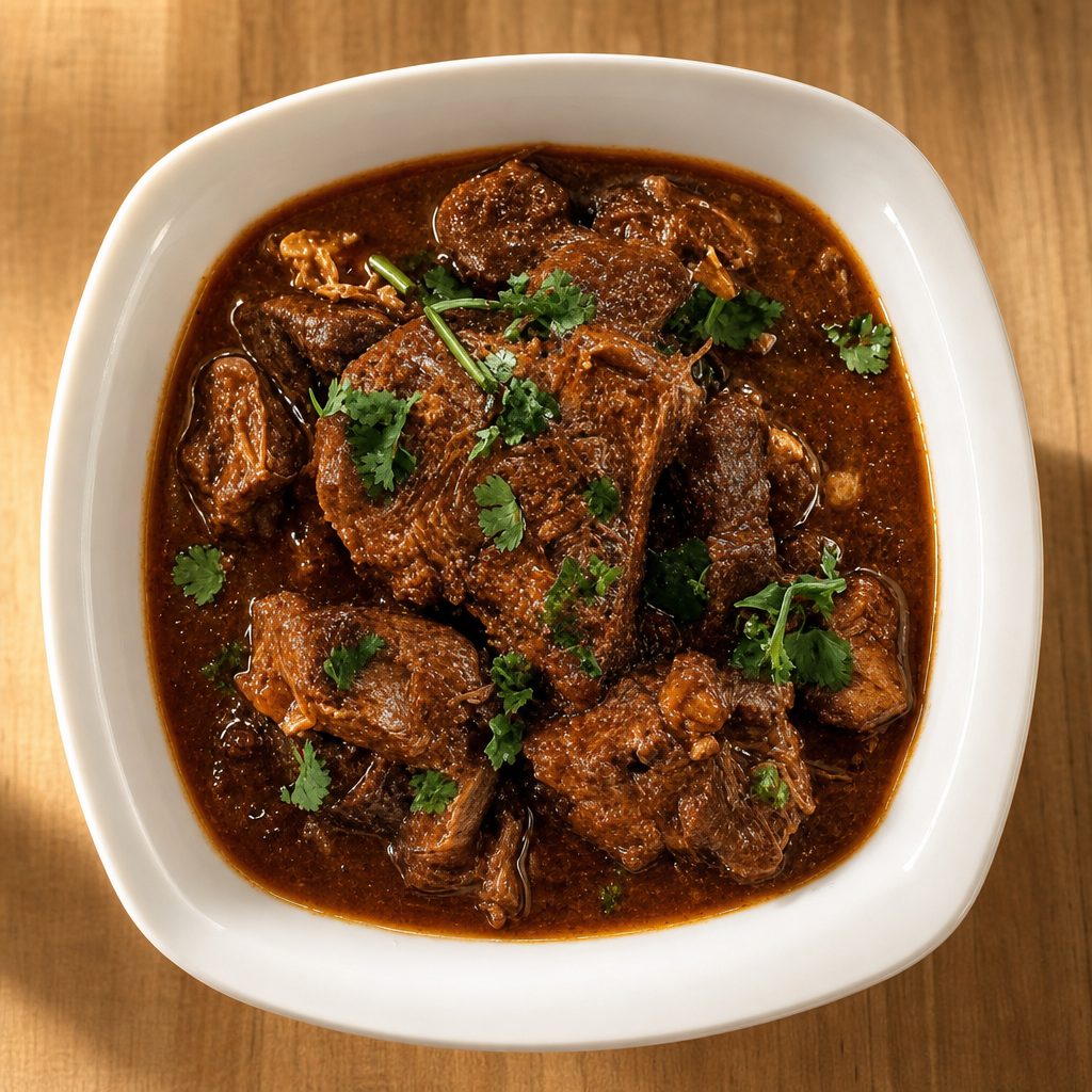 A la Carte Bheda LA Sya - Traditional Lamb Curry.