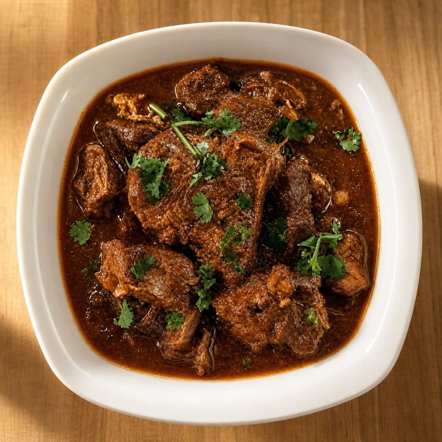 A la Carte Bheda LA Sya - Traditional Lamb Curry.